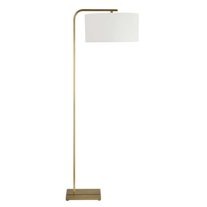 LAIGHT ANTIQUE BRASS FLOOR LAMP