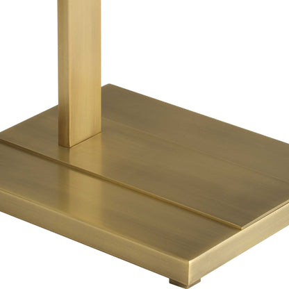 LAIGHT ANTIQUE BRASS FLOOR LAMP