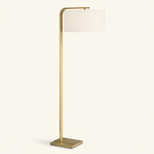 LAIGHT ANTIQUE BRASS FLOOR LAMP