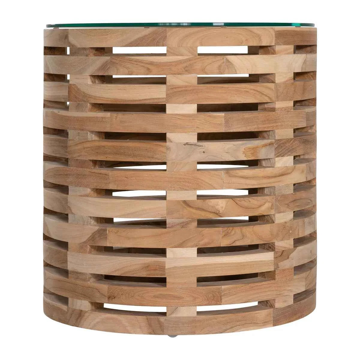 LIMANA SIDE TABLE | GLASS TOP | IN-OUTDOORS