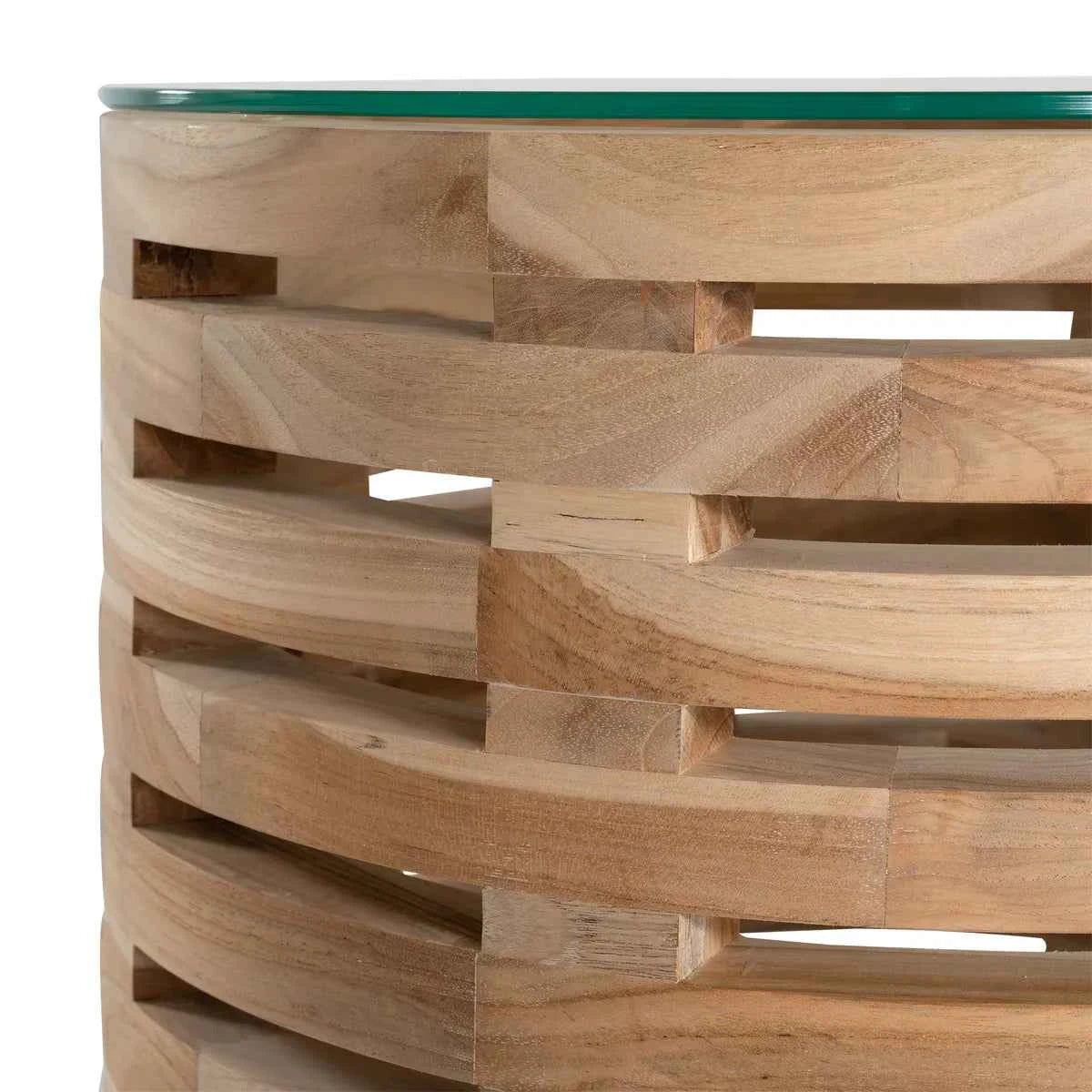 LIMANA SIDE TABLE | GLASS TOP | IN-OUTDOORS
