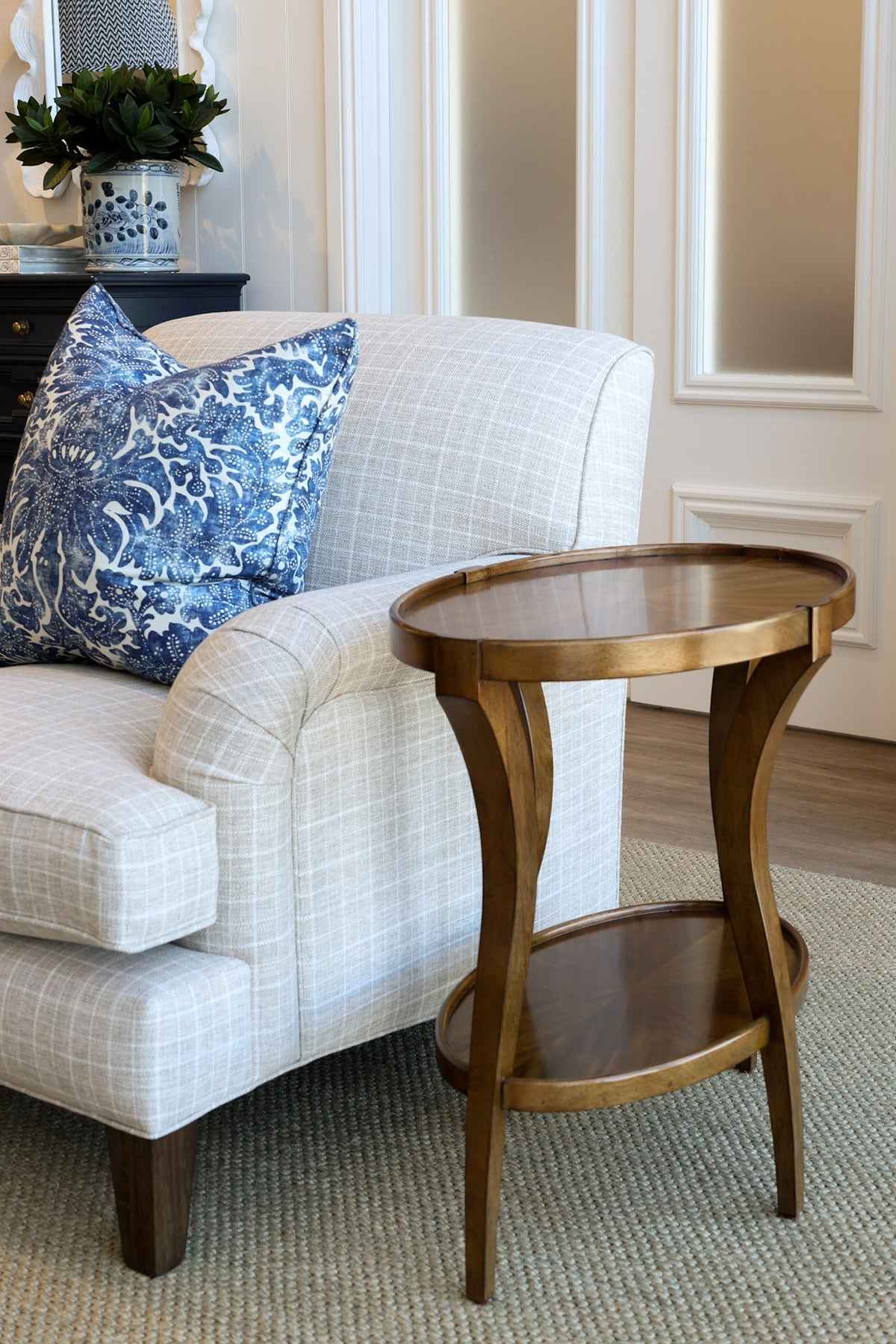 Linwood Oval Side Table