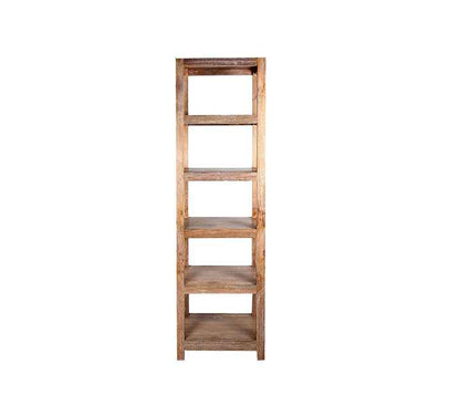 Brushed Teak Wood Etagere