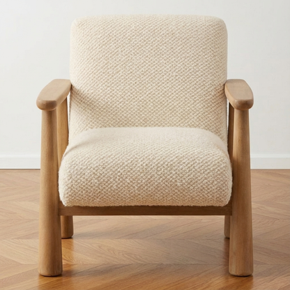 MADDY CREAM BOUCLE ARM CHAIR