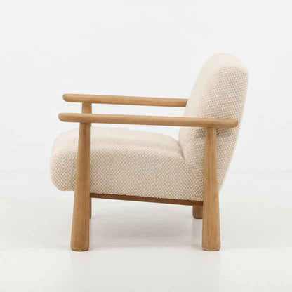 MADDY CREAM BOUCLE ARM CHAIR