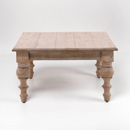 MARGO ANTIQUE TURNED LEG COFFEE TABLE