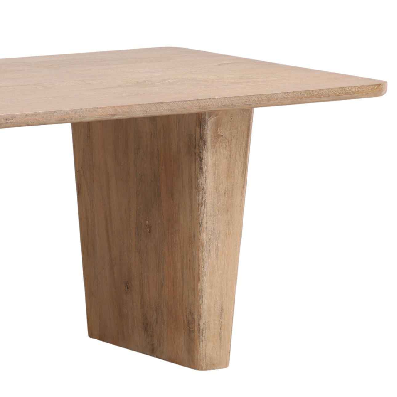 MARI LIGHT MANGO WOOD DINING TABLE