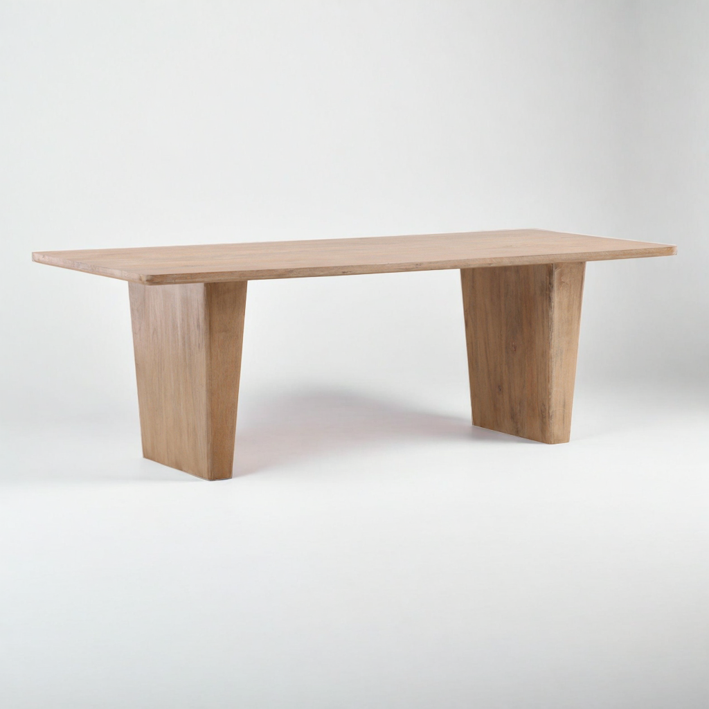 MARI LIGHT MANGO WOOD DINING TABLE
