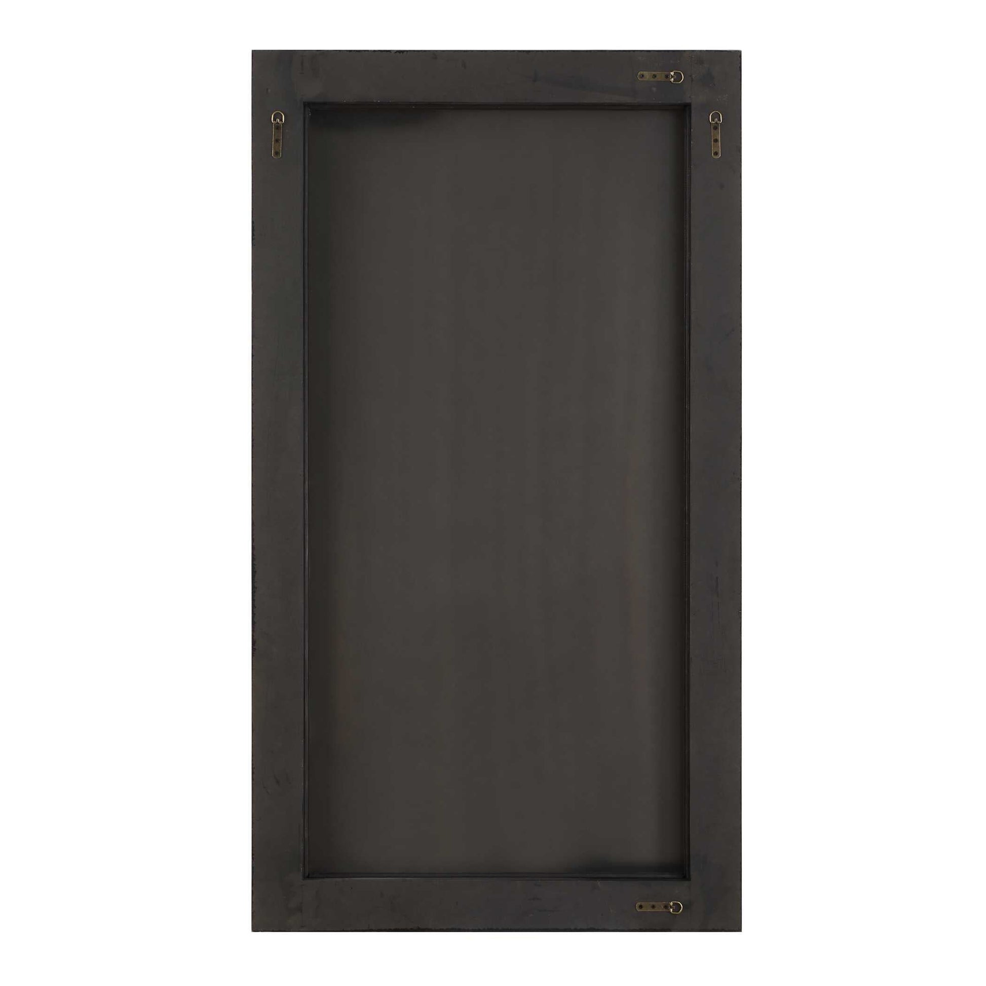 MATHESON GOLD TRIMMED WALNUT MIRROR