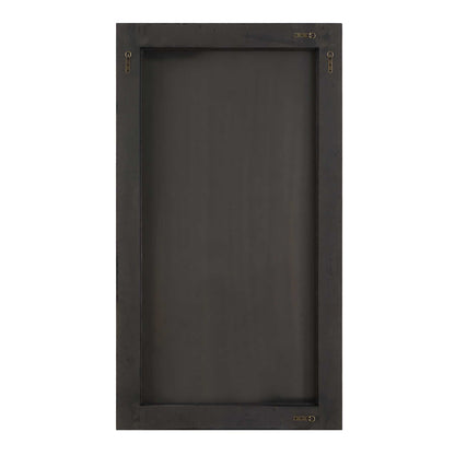 MATHESON GOLD TRIMMED WALNUT MIRROR
