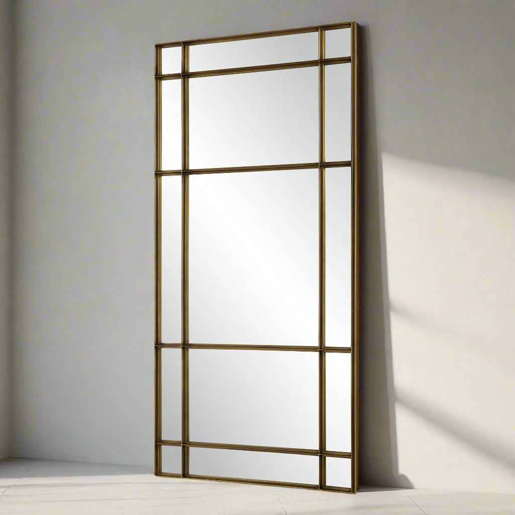 SPURGEON GOLD WINDOW MIRROR