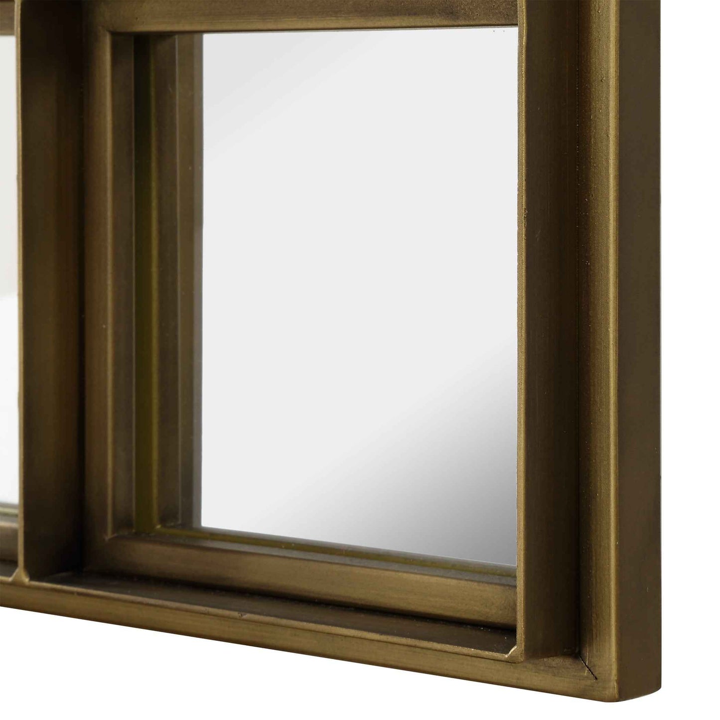 SPURGEON GOLD WINDOW MIRROR