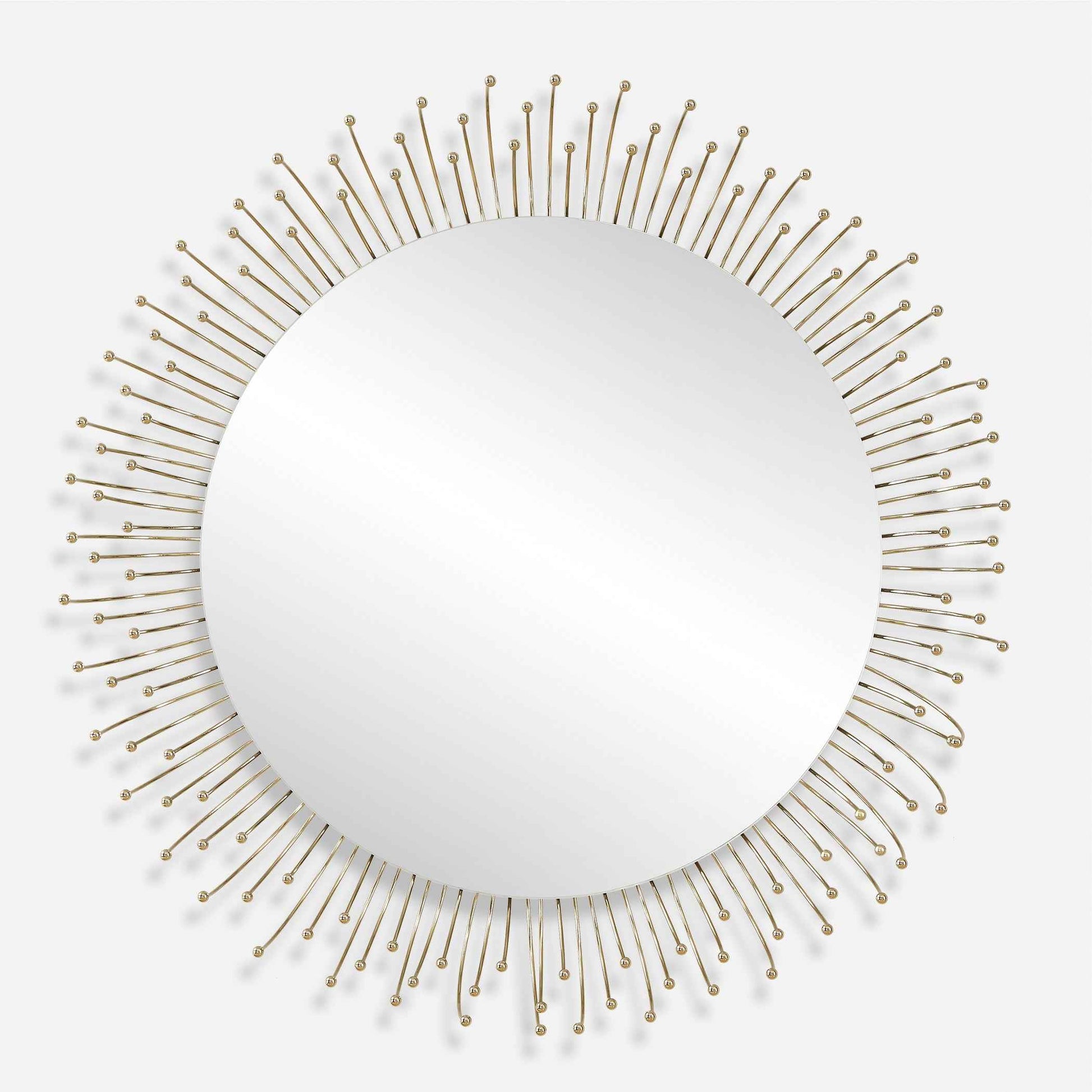 AGA GOLD BURST ROUND MIRROR