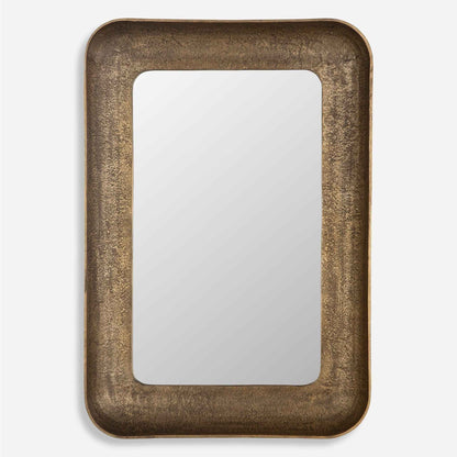 ALVARO ANTIQUE BRASS MIRROR