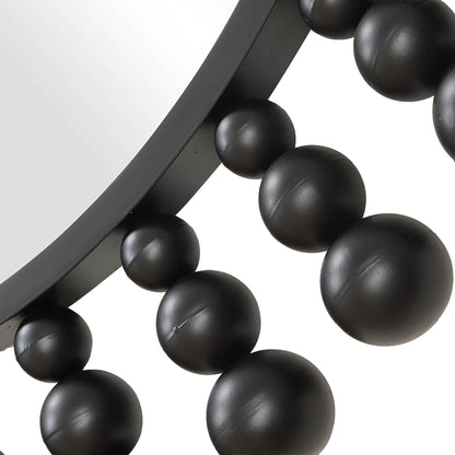 AZIEL ROUND BLACK MIRROR