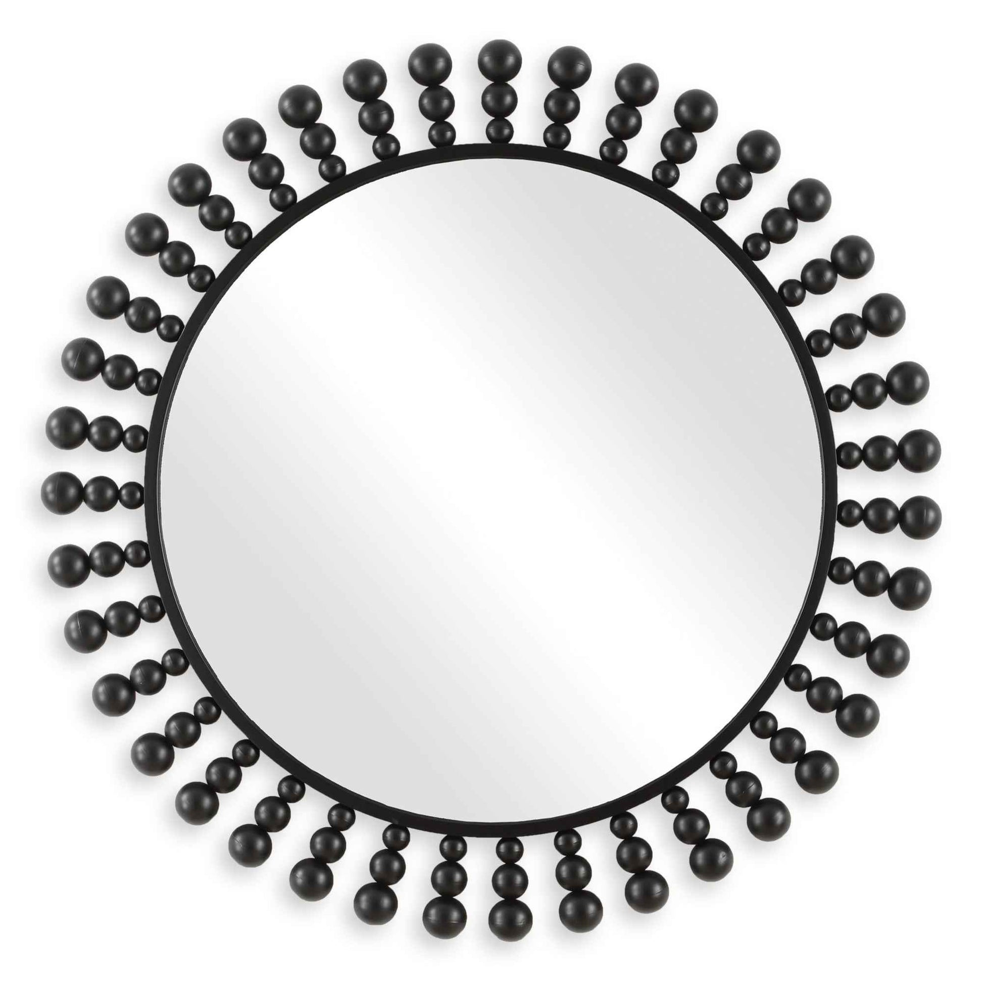 AZIEL ROUND BLACK MIRROR