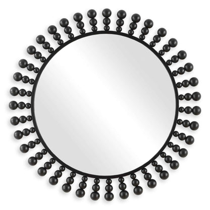 AZIEL ROUND BLACK MIRROR