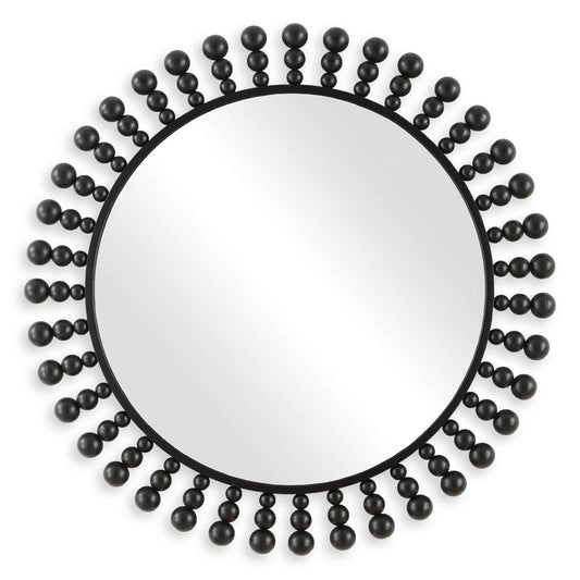 AZIEL ROUND BLACK MIRROR
