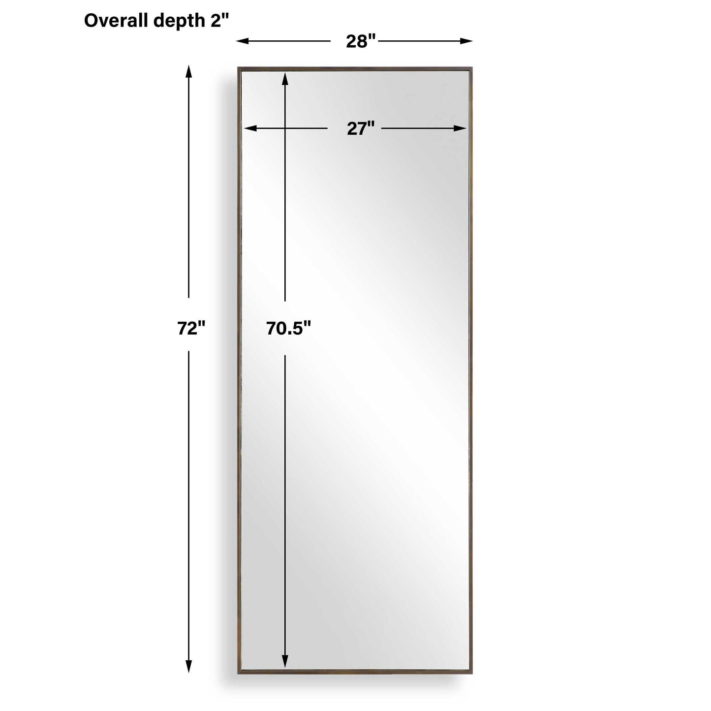PATTERSON BRONZE DRESSING MIRROR