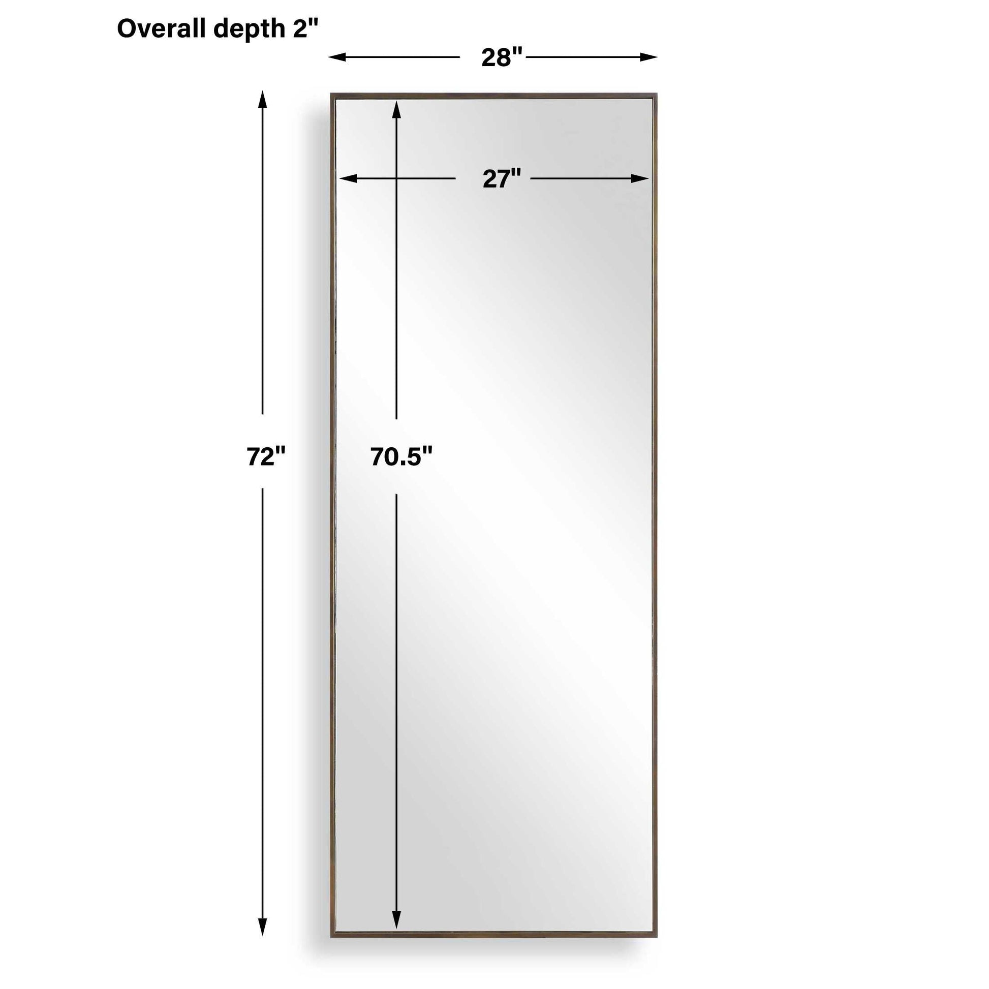 PATTERSON BRONZE DRESSING MIRROR