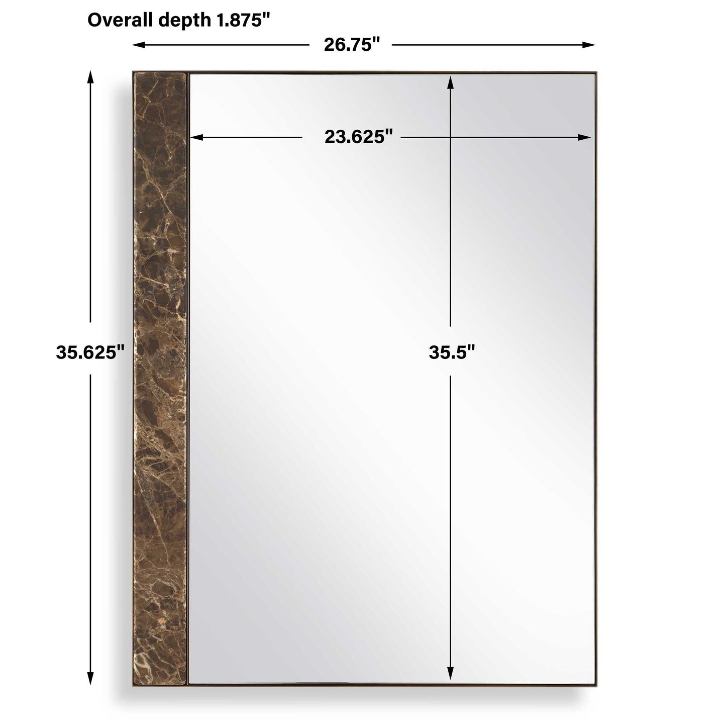 HANOVER MARBLE MIRROR