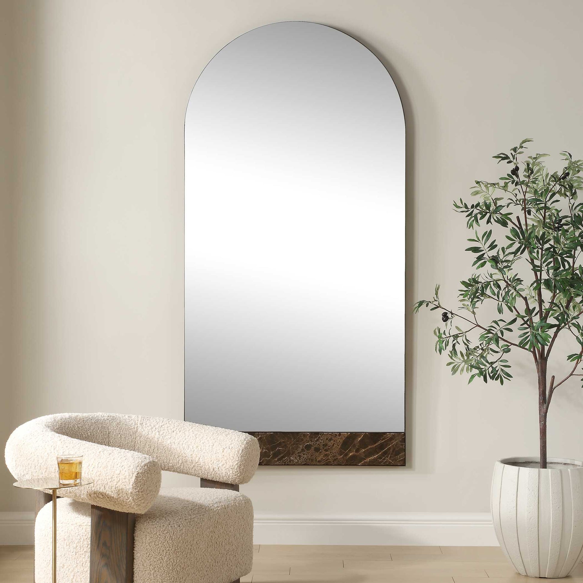 HANOVER MARBLE ARCH FLOOR MIRROR