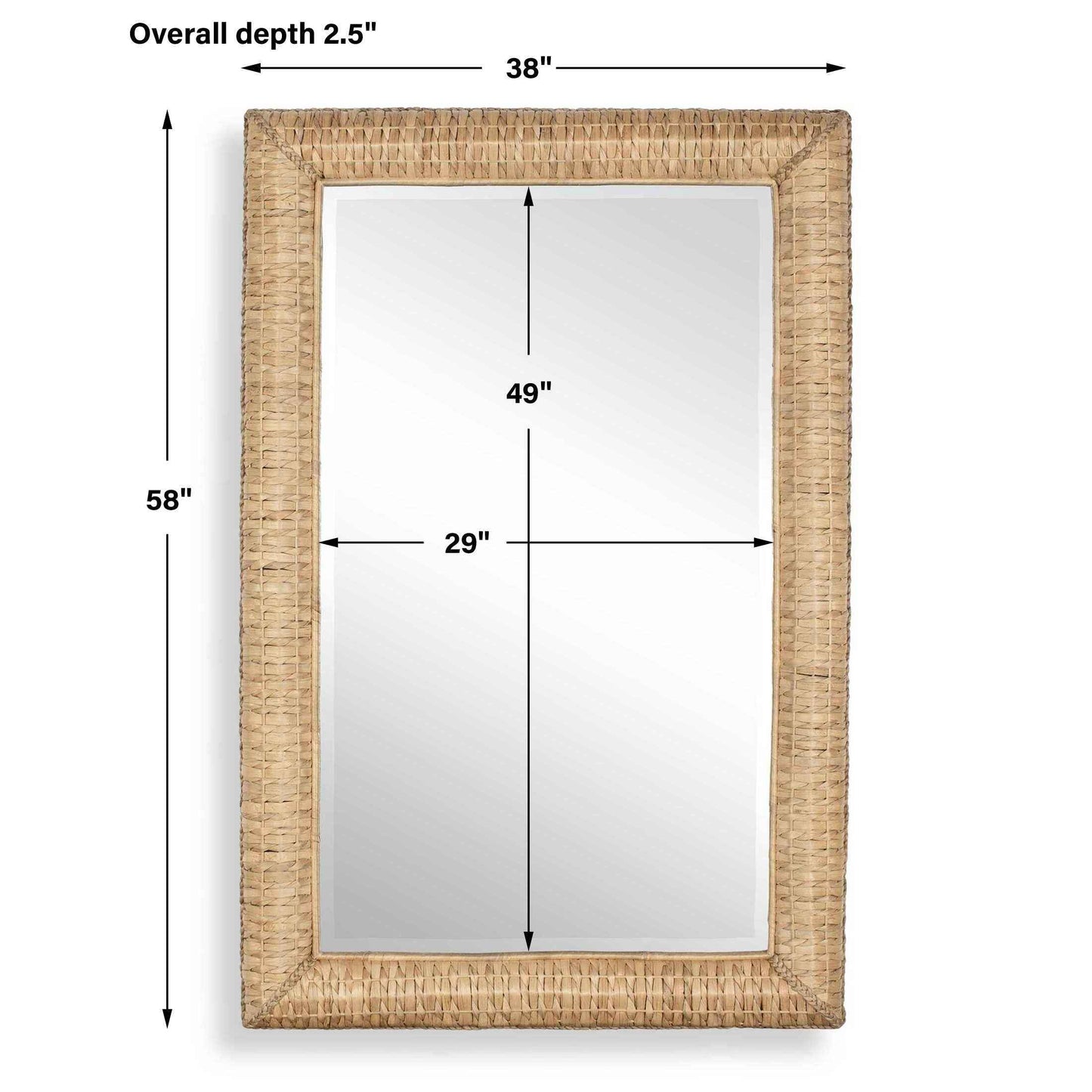 TWISTED SEAGRASS LARGE MIRROR
