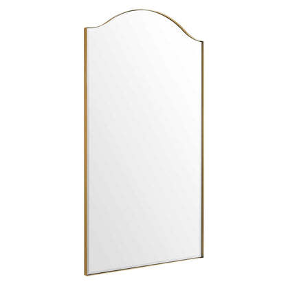 MALLORCA OVERSIZED ARCH MIRROR: BRASS