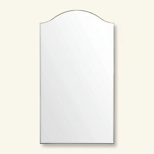 MALLORCA OVERSIZED ARCH MIRROR: BRASS