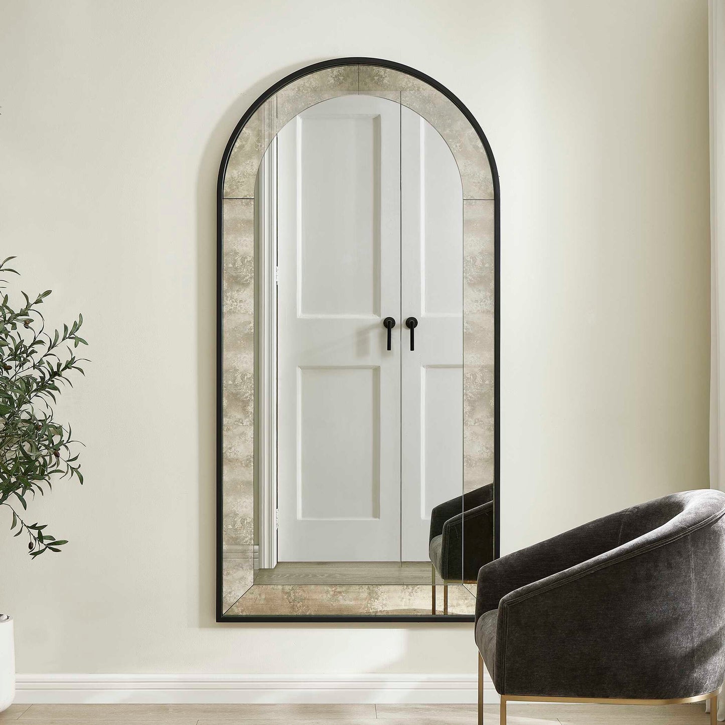 MARLOWE ANTIQUE ARCH MIRROR