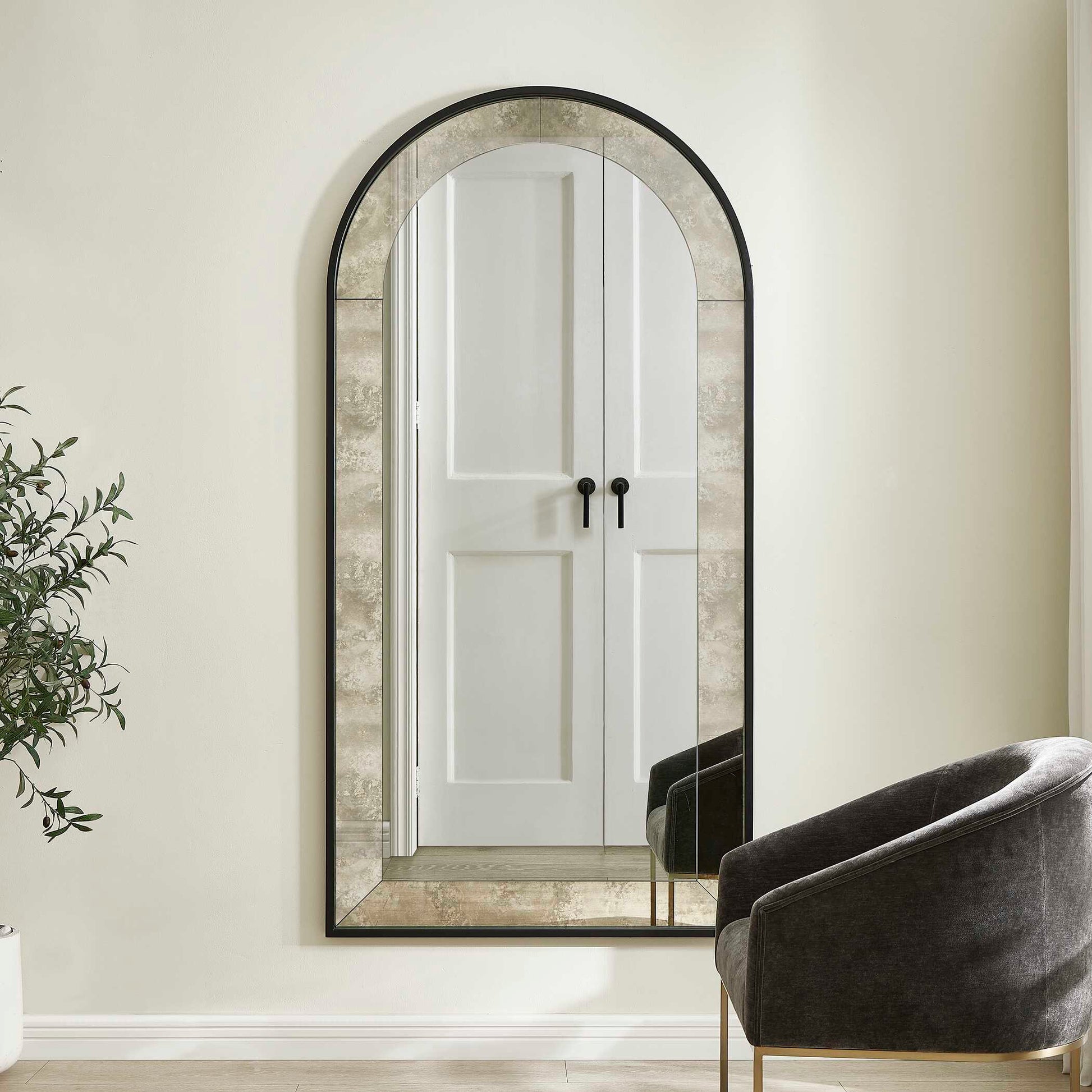 MARLOWE ANTIQUE ARCH MIRROR