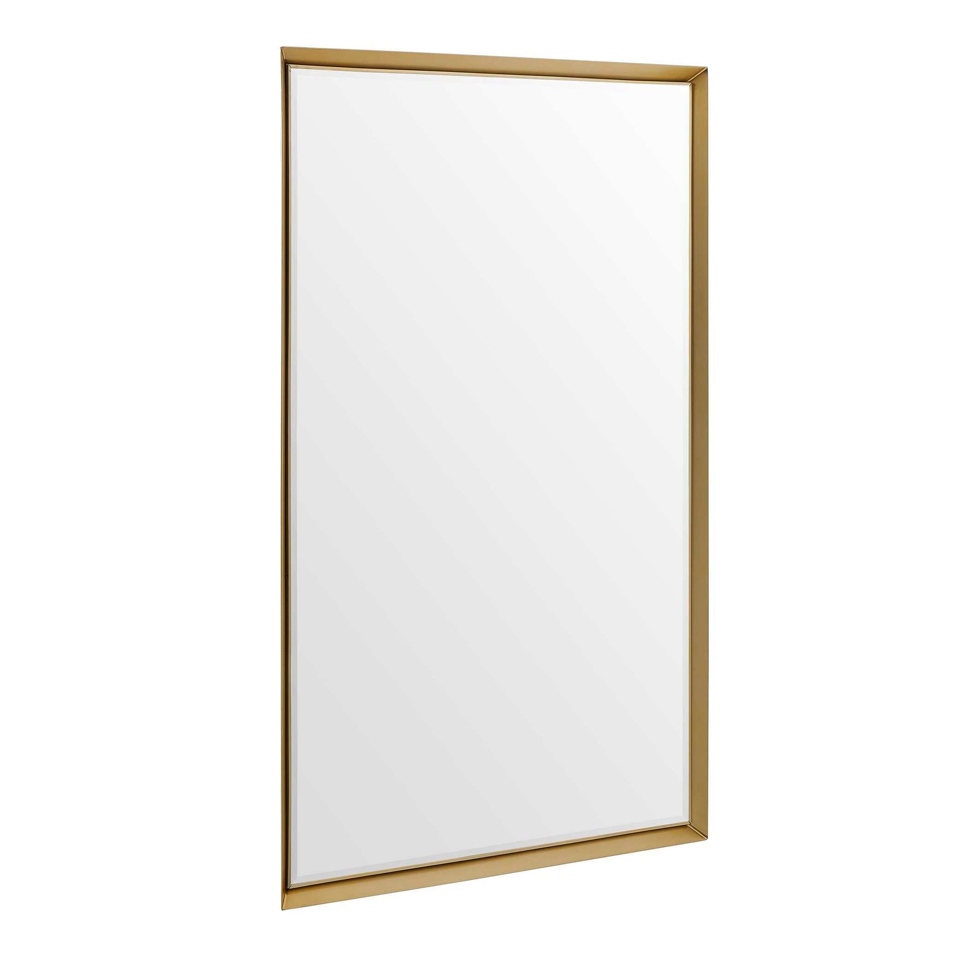 HEISLER BRASS PLATED VANITY MIRROR