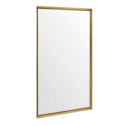 HEISLER BRASS PLATED VANITY MIRROR
