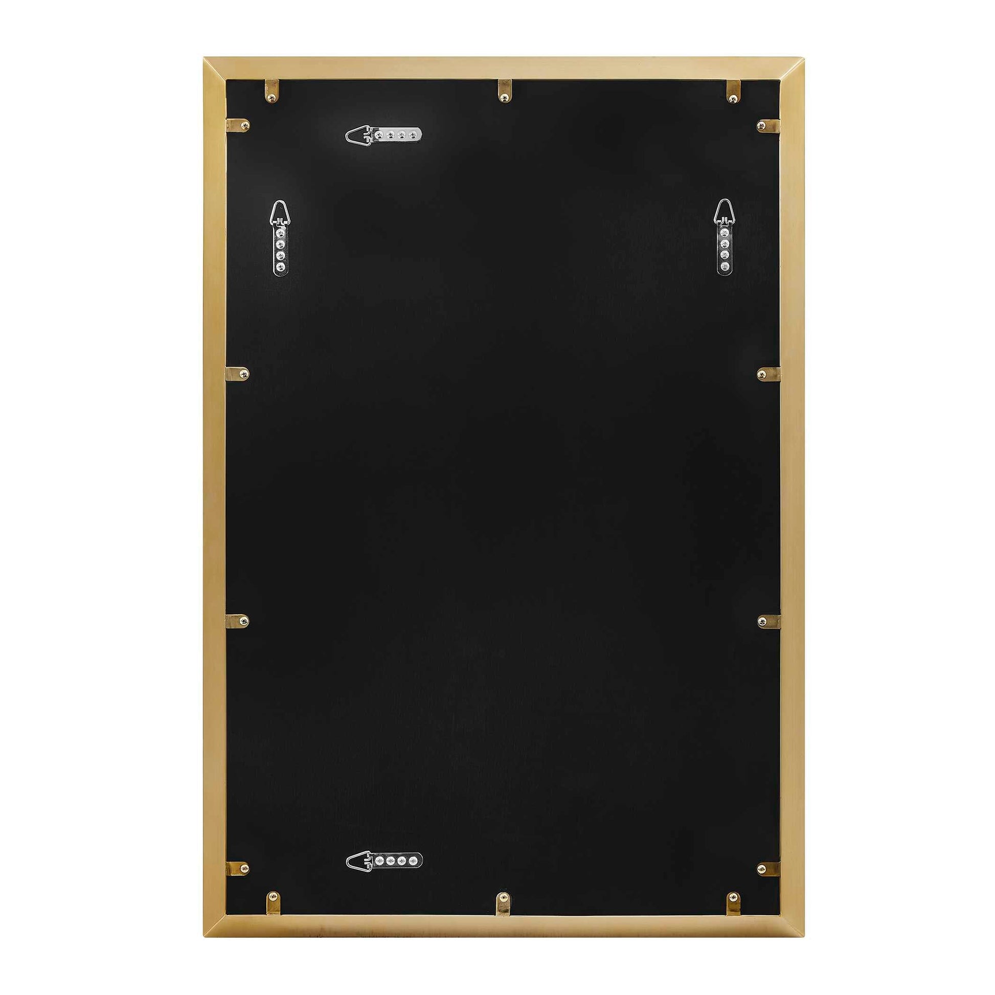 HEISLER BRASS PLATED VANITY MIRROR