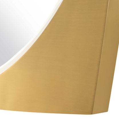 NEILIA BRASS PLATED LARGE MIRROR