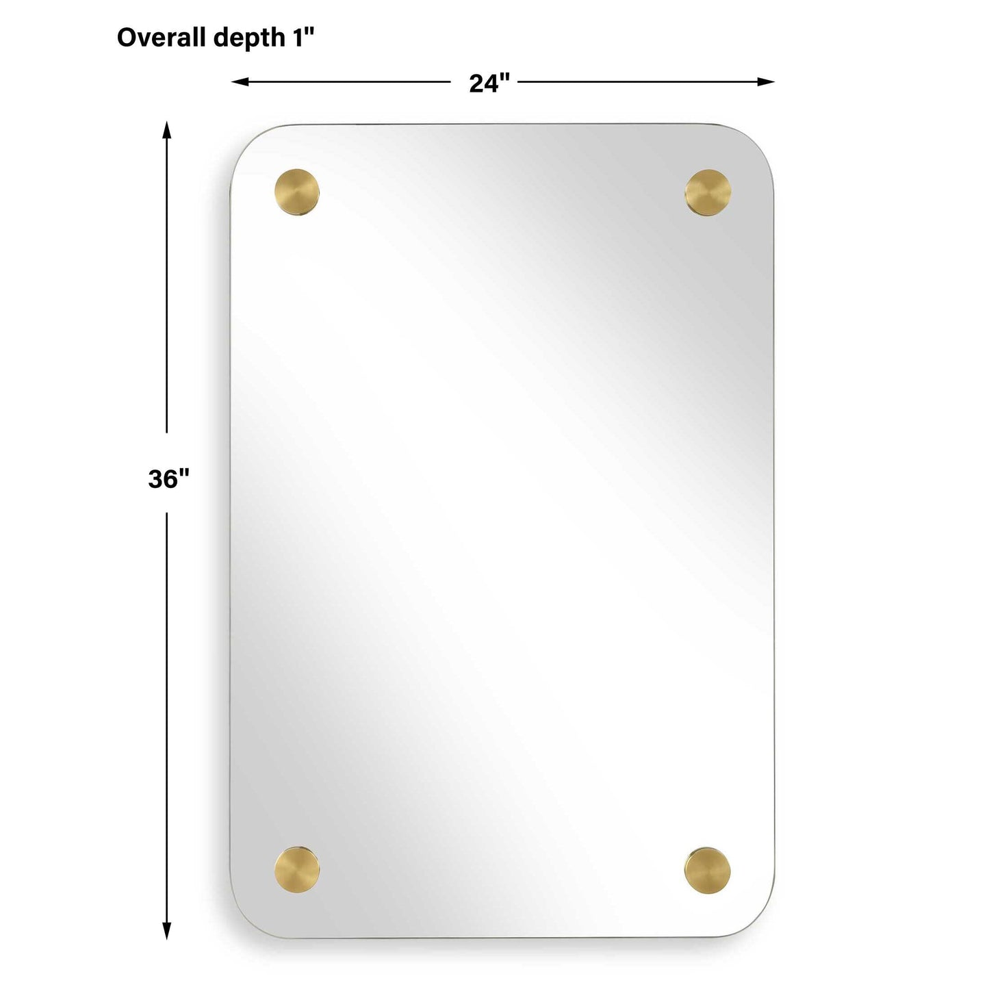 HAMRICK FRAMELESS MIRROR