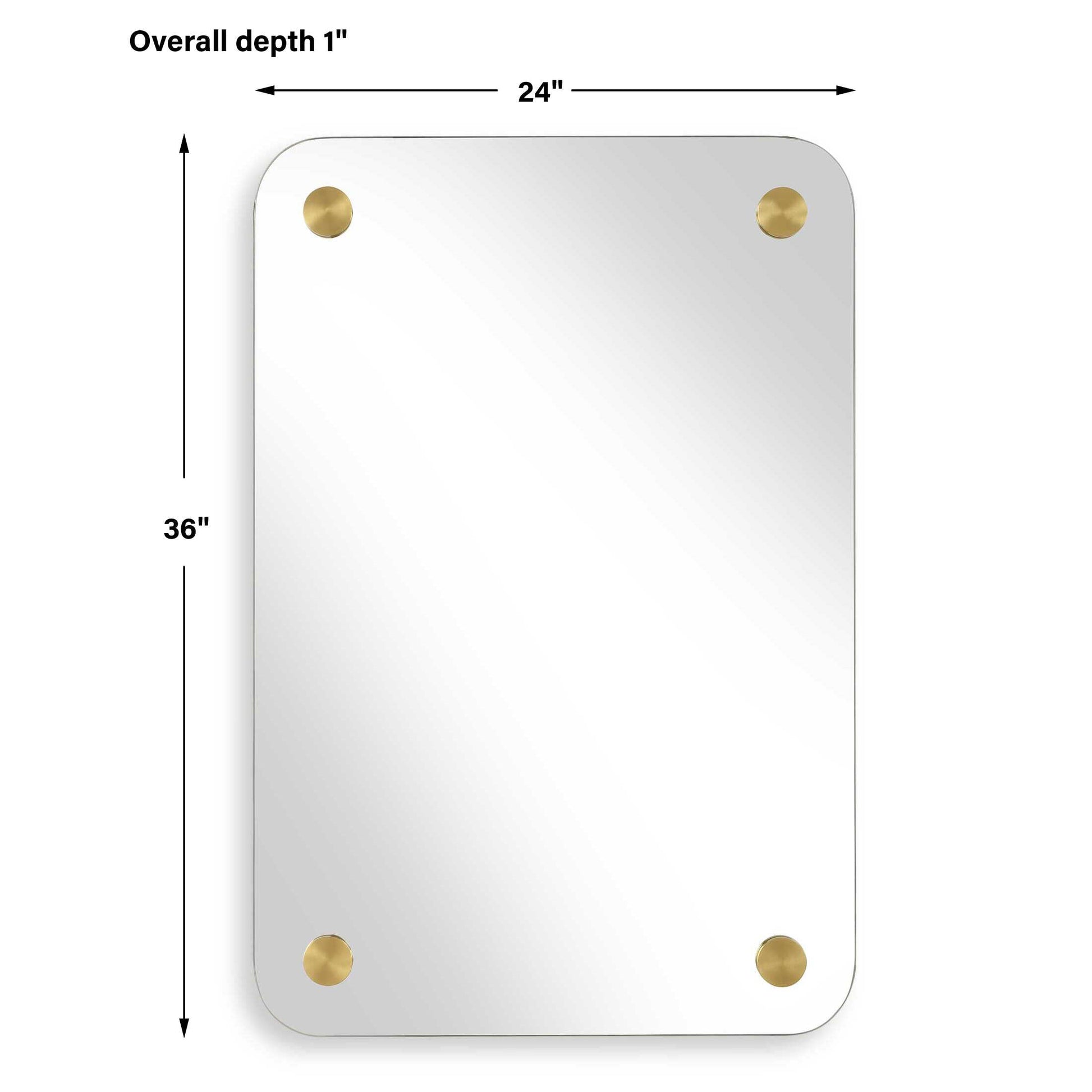 HAMRICK FRAMELESS MIRROR