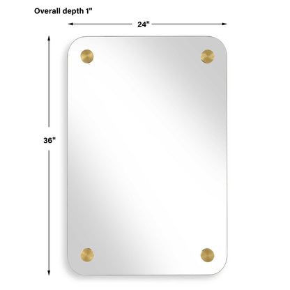 HAMRICK FRAMELESS MIRROR