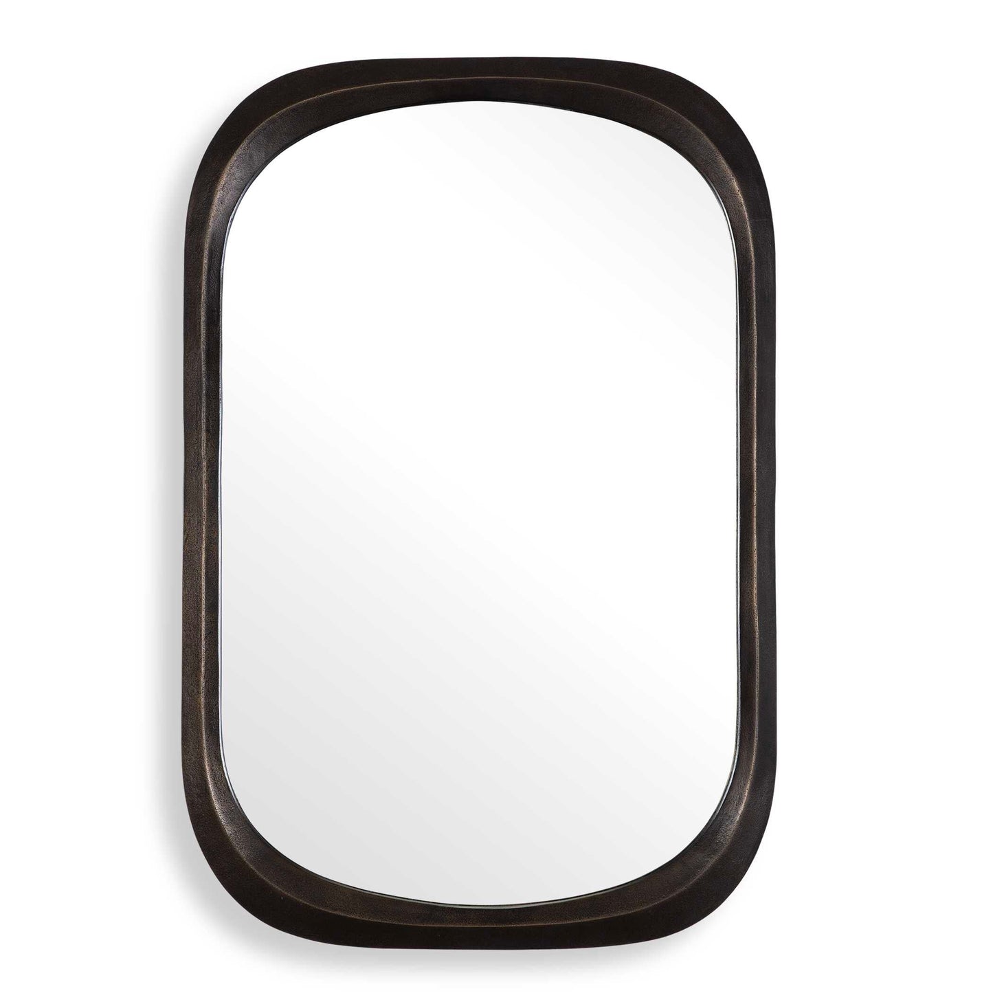 MALONE CAST BRONZE ALUMINUM MIRROR