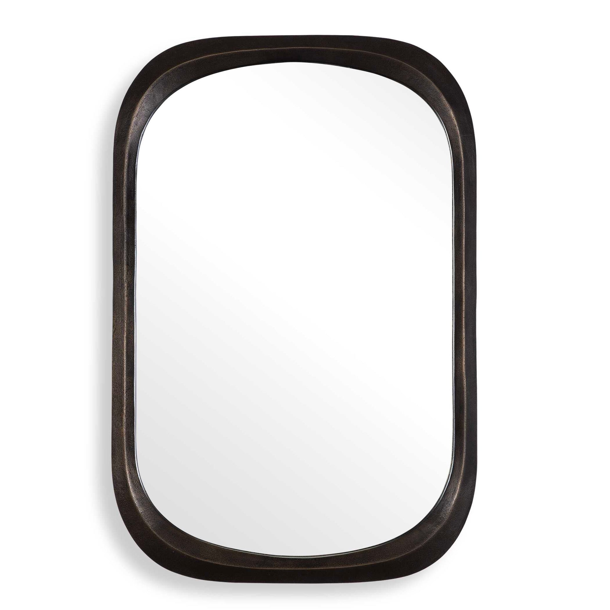 MALONE CAST BRONZE ALUMINUM MIRROR