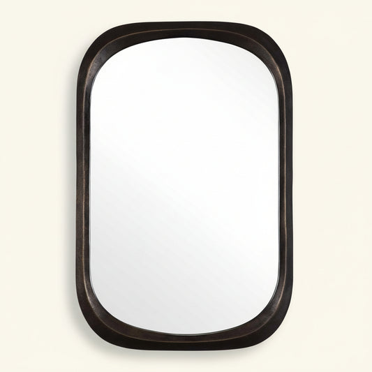 MALONE CAST BRONZE ALUMINUM MIRROR