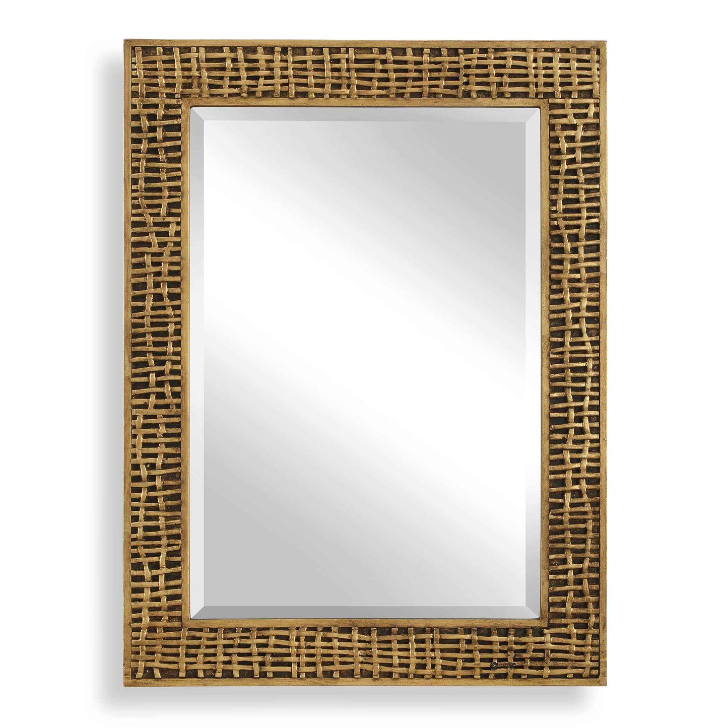 WOVEN IN TIME GOLD MIRROR