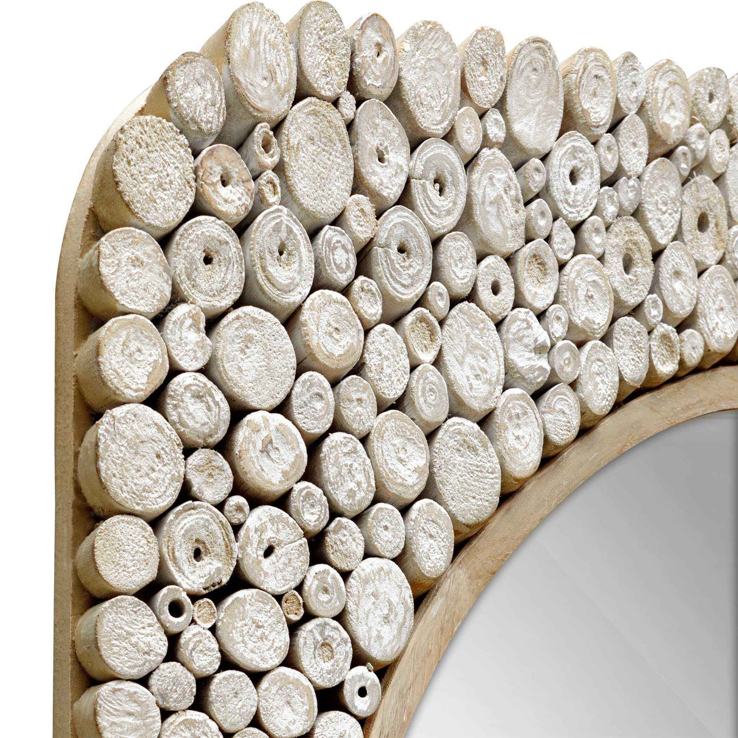 MERAK TEAK MOSAIC MIRROR