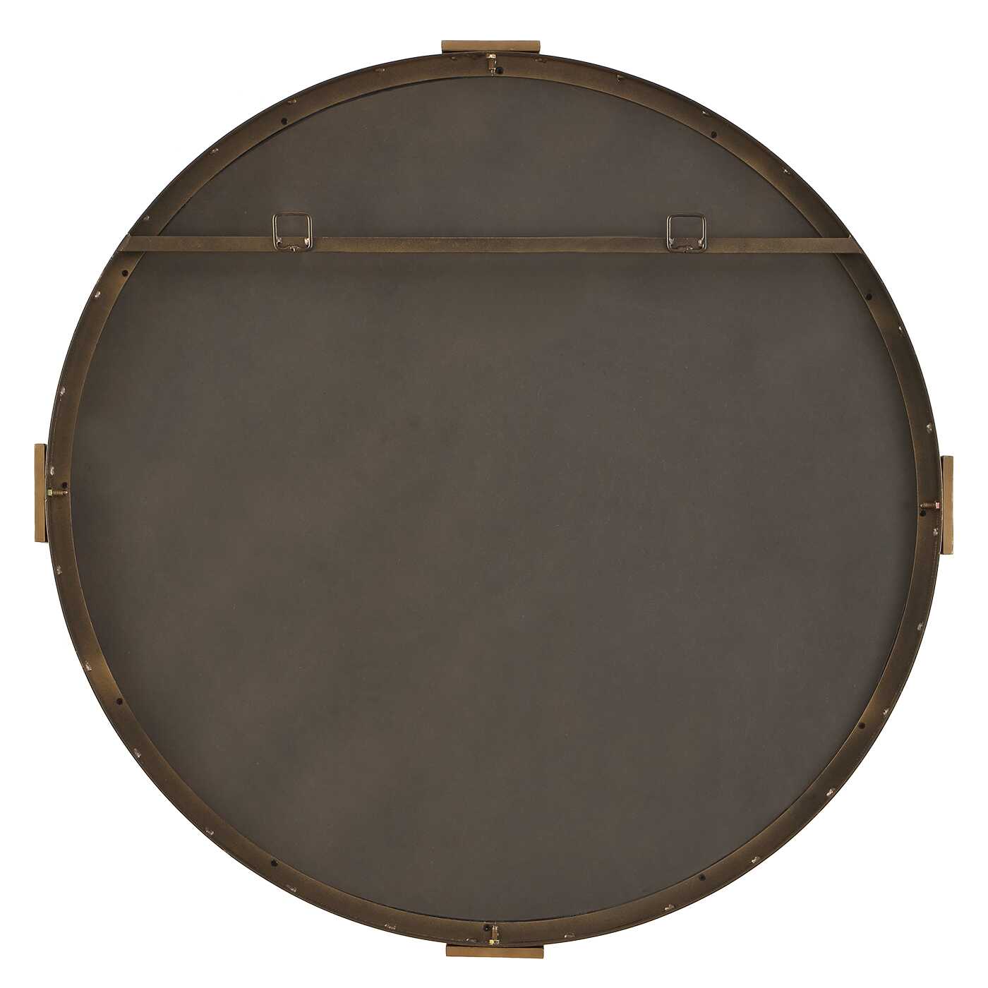 RUSSO TRAVERTINE ROUND MIRROR