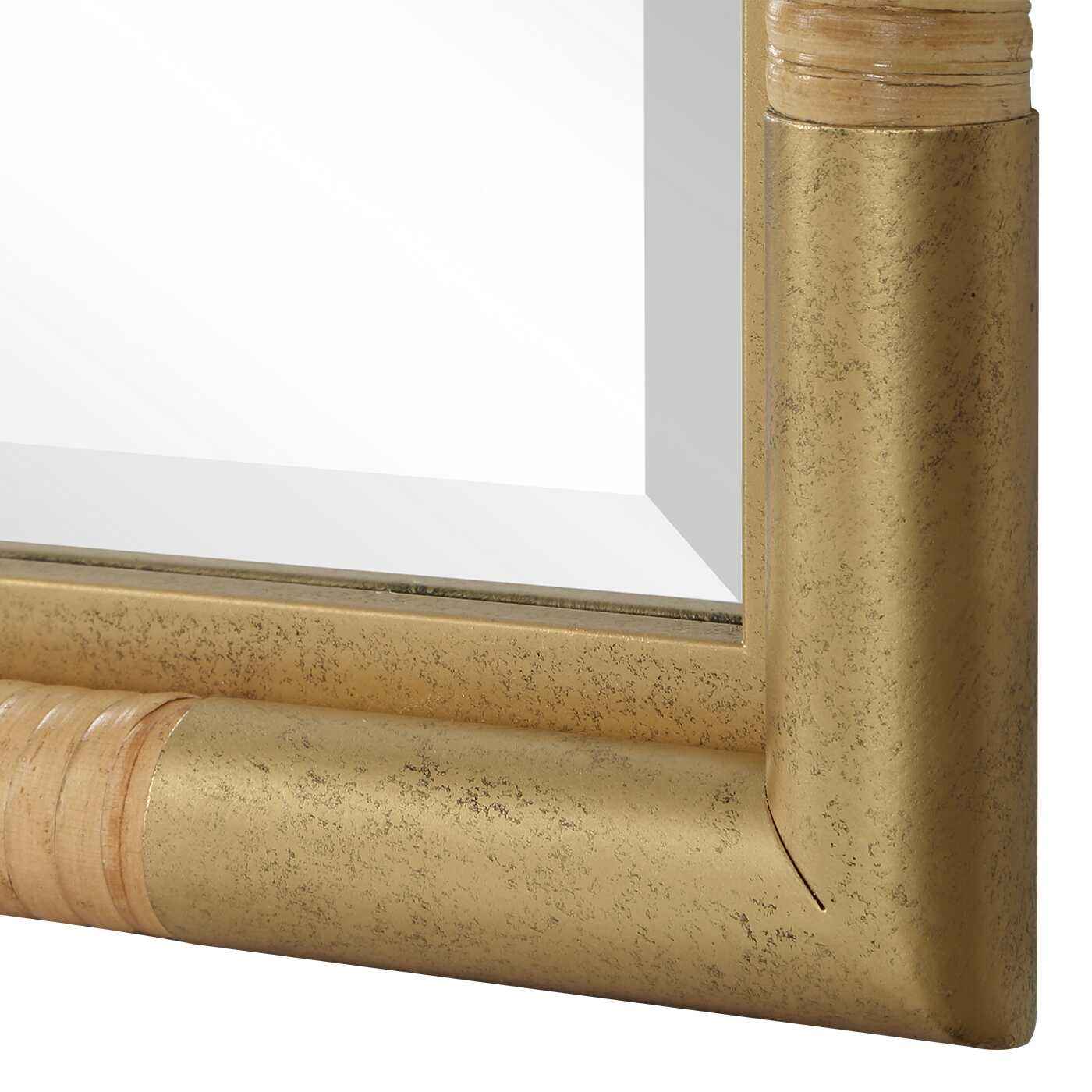 KAMPAR FULL LENGTH RATTAN TALL MIRROR