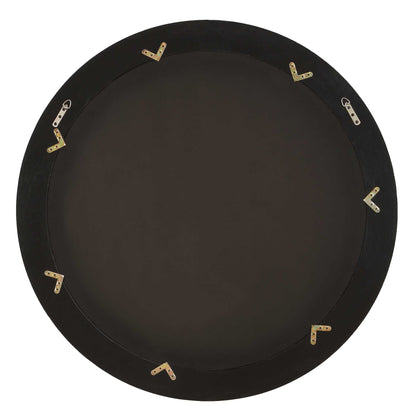 FRONTIER ROUND WOOD MIRROR