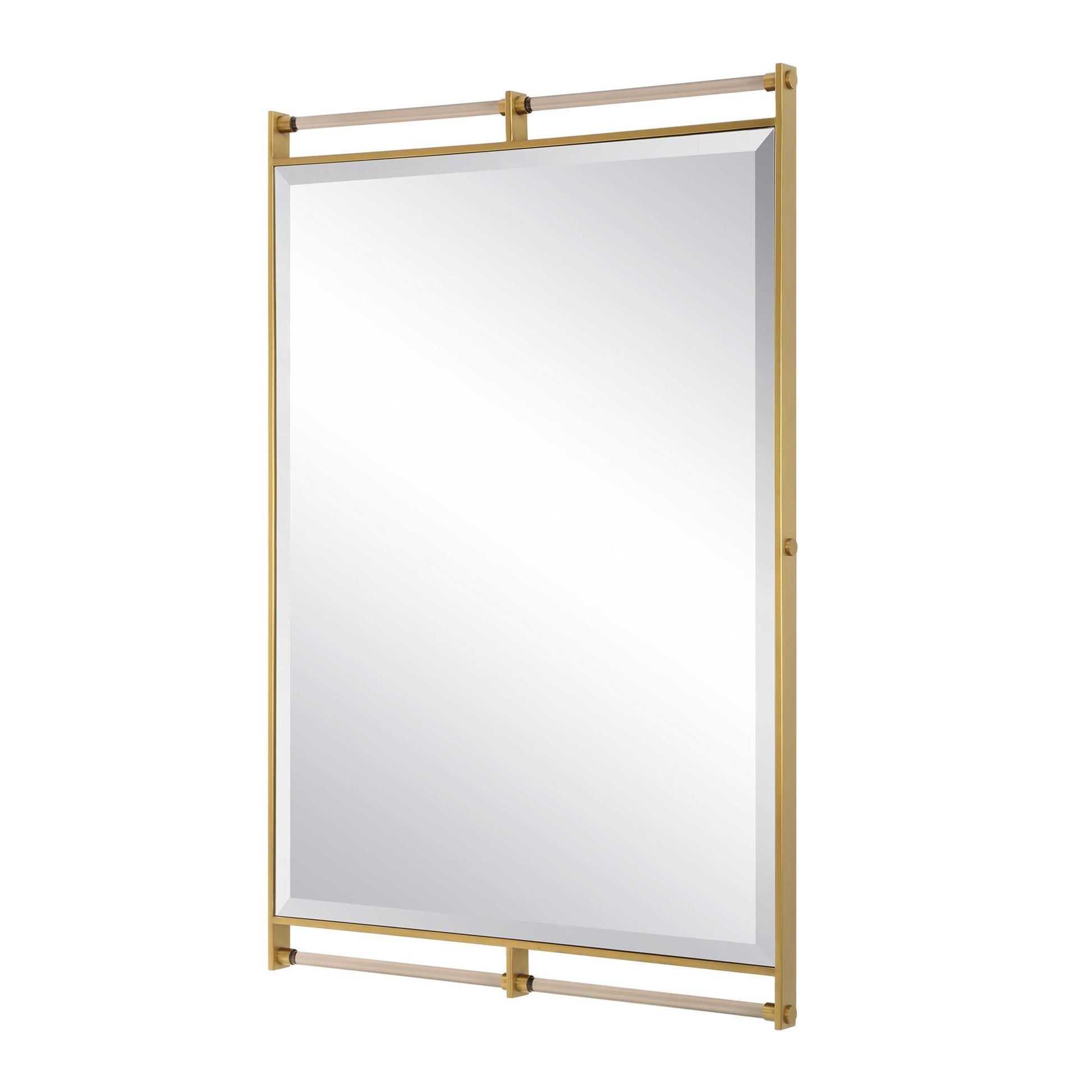 RIPOLL ANTIQUE BRASS + ACRYLIC MIRROR