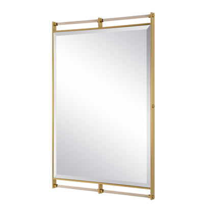RIPOLL ANTIQUE BRASS + ACRYLIC MIRROR