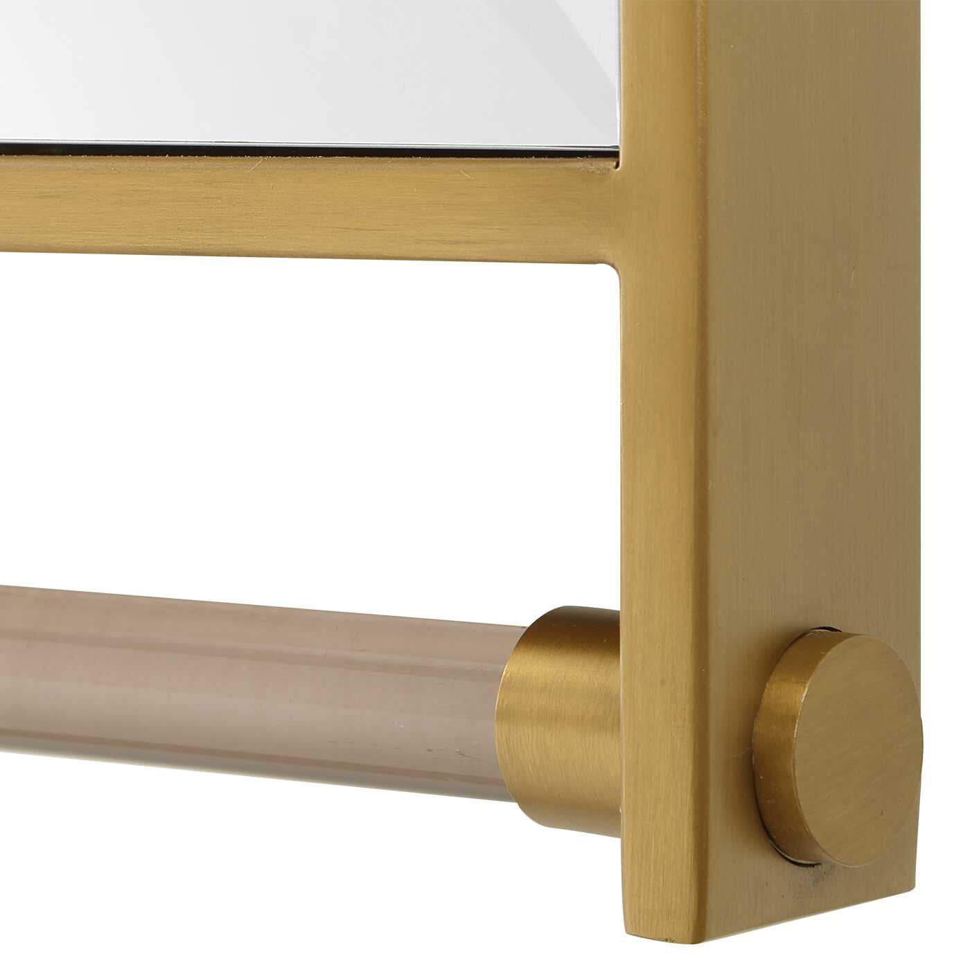 RIPOLL ANTIQUE BRASS + ACRYLIC MIRROR