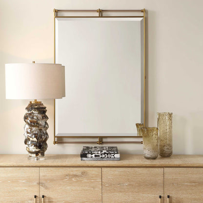 RIPOLL ANTIQUE BRASS + ACRYLIC MIRROR